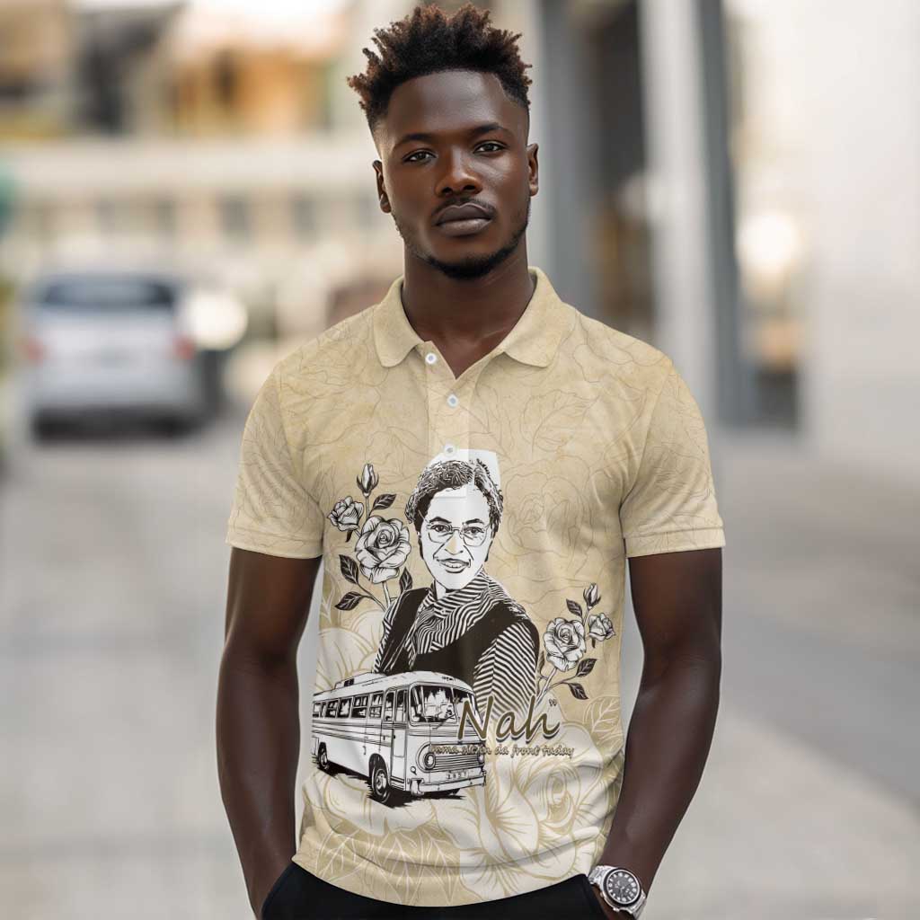 Nah Rosa Parks African Polo Shirt Black Women History - African Pride