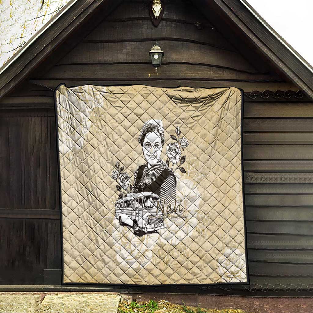 Nah Rosa Parks African Quilt Black Women History - African Pride