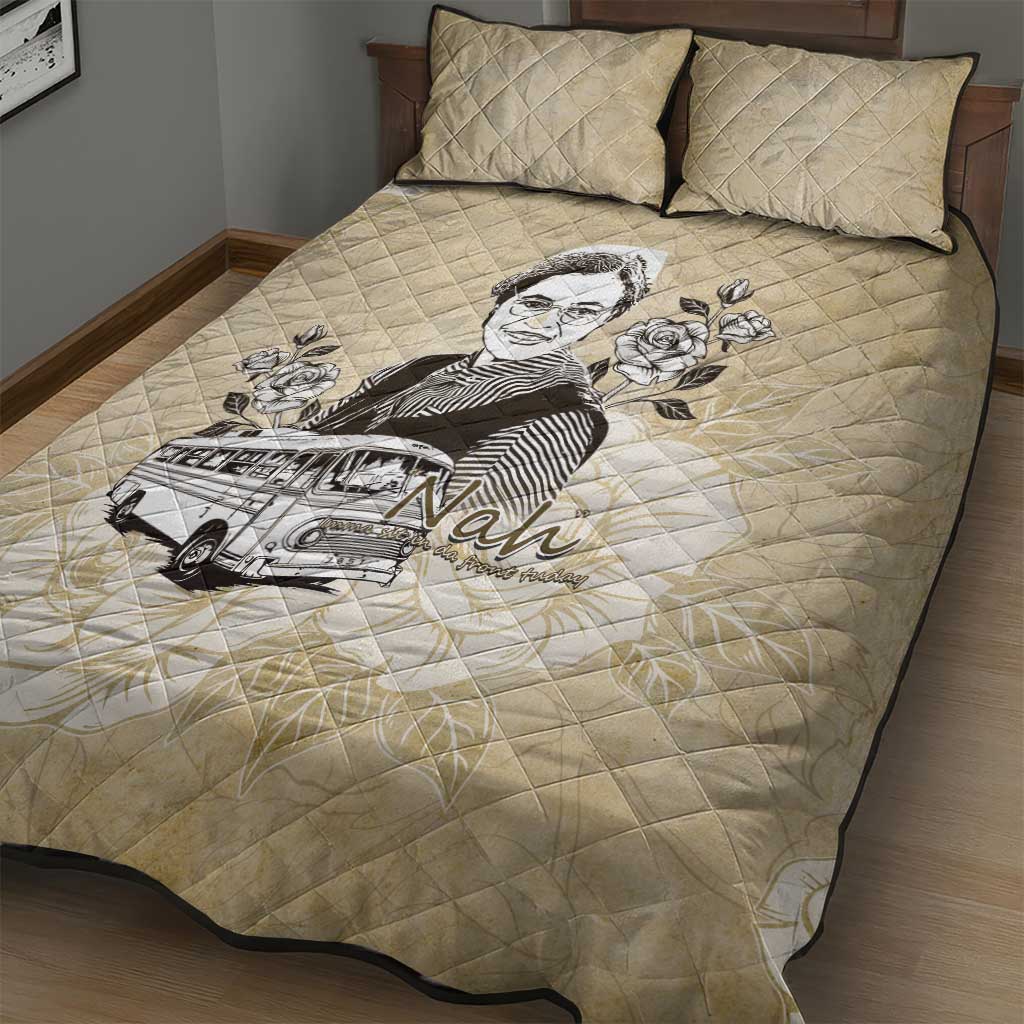 Nah Rosa Parks African Quilt Bed Set Black Women History - African Pride