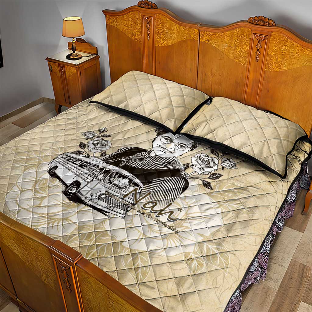 Nah Rosa Parks African Quilt Bed Set Black Women History - African Pride