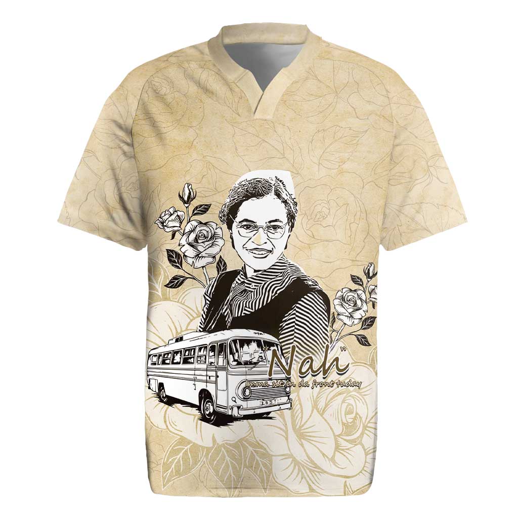 Nah Rosa Parks African Rugby Jersey Black Women History - African Pride