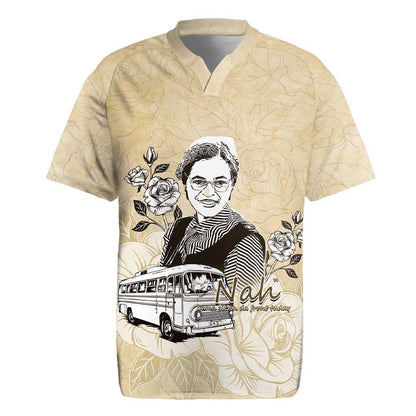 Nah Rosa Parks African Rugby Jersey Black Women History - African Pride