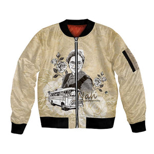 Nah Rosa Parks African Sleeve Zip Bomber Jacket Black Women History - African Pride