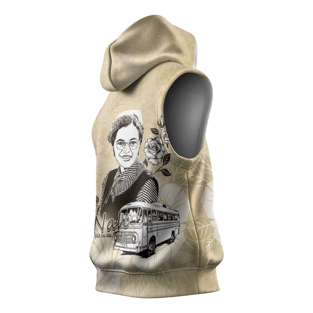 Nah Rosa Parks African Sleeveless Hoodie Black Women History - African Pride