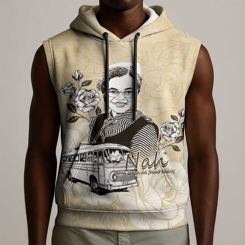 Nah Rosa Parks African Sleeveless Hoodie Black Women History - African Pride