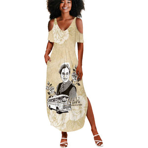 Nah Rosa Parks African Summer Maxi Dress Black Women History - African Pride
