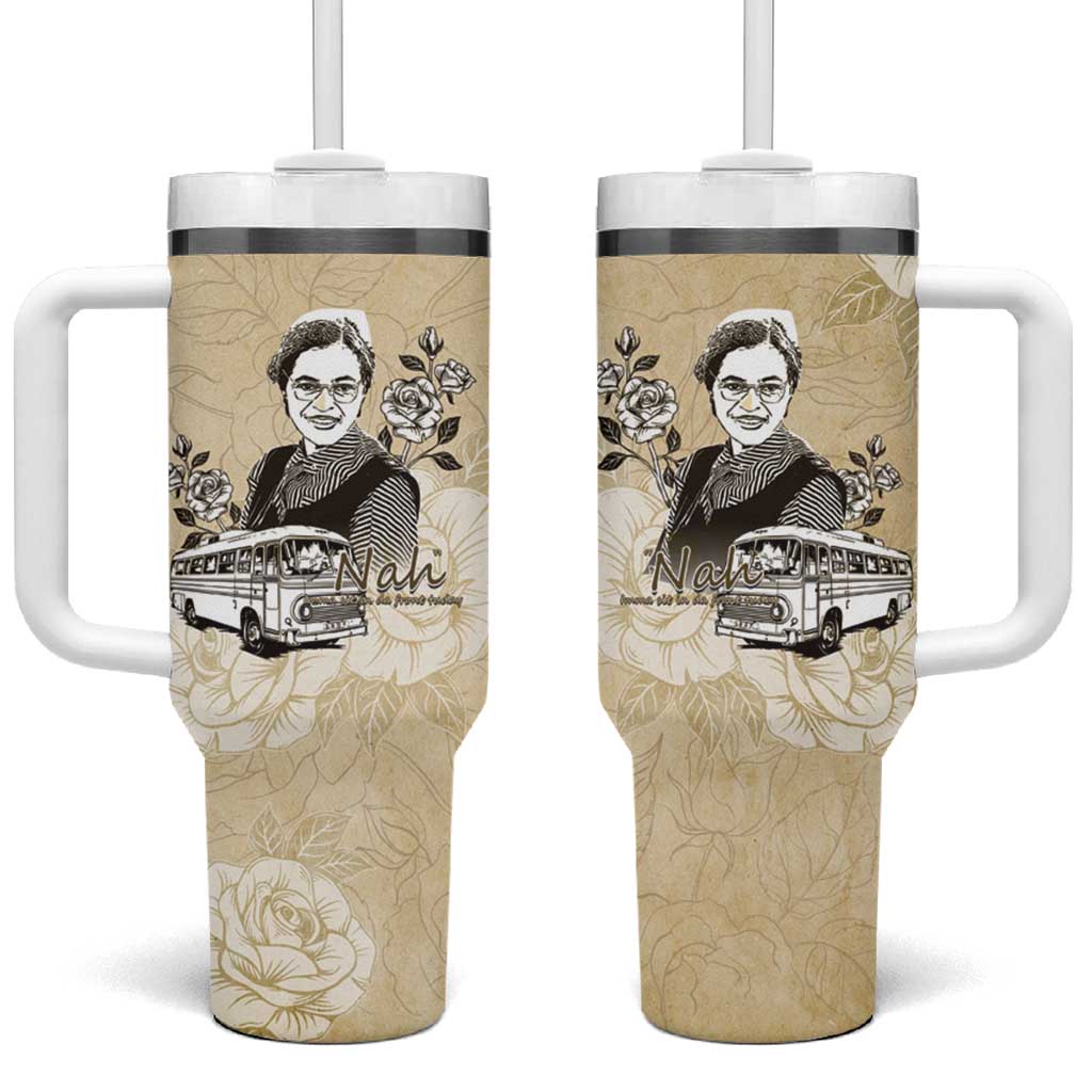 Nah Rosa Parks African Tumbler With Handle Black Women History - African Pride