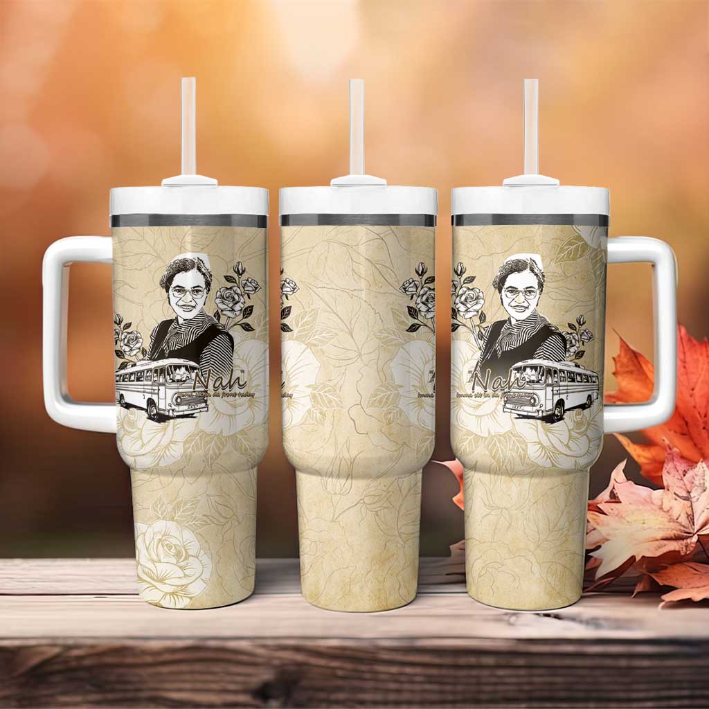 Nah Rosa Parks African Tumbler With Handle Black Women History - African Pride