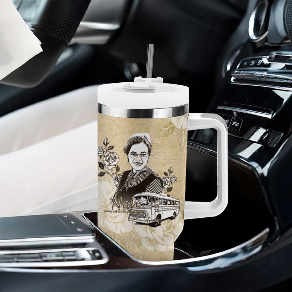 Nah Rosa Parks African Tumbler With Handle Black Women History - African Pride