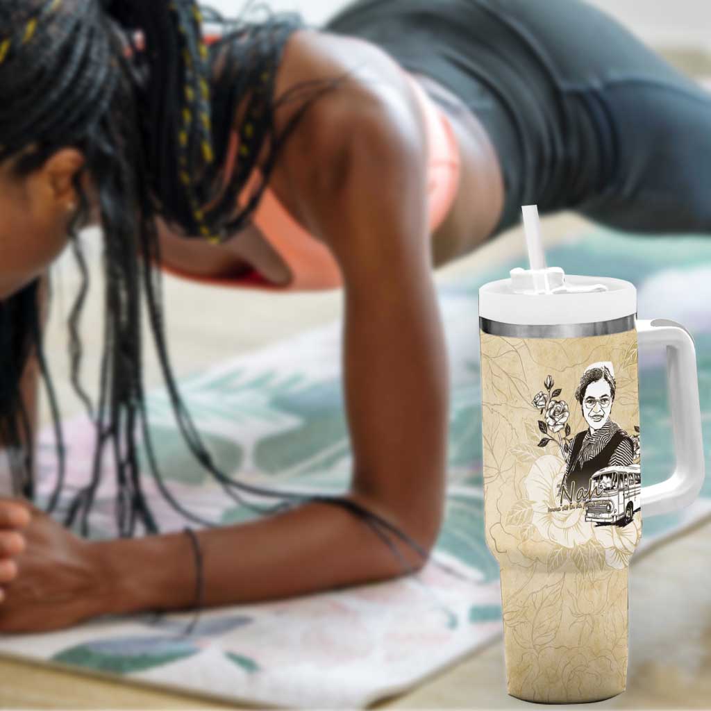 Nah Rosa Parks African Tumbler With Handle Black Women History - African Pride