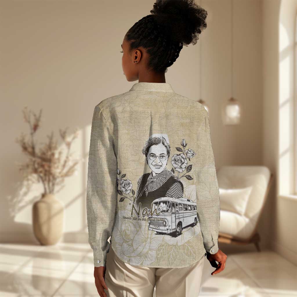 Nah Rosa Parks African Women Casual Shirt Black Women History - African Pride