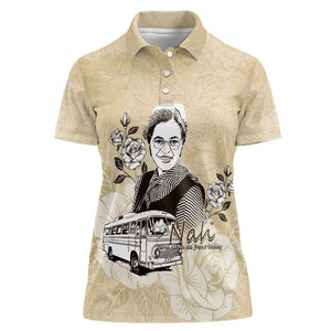 Nah Rosa Parks African Women Polo Shirt Black Women History - African Pride