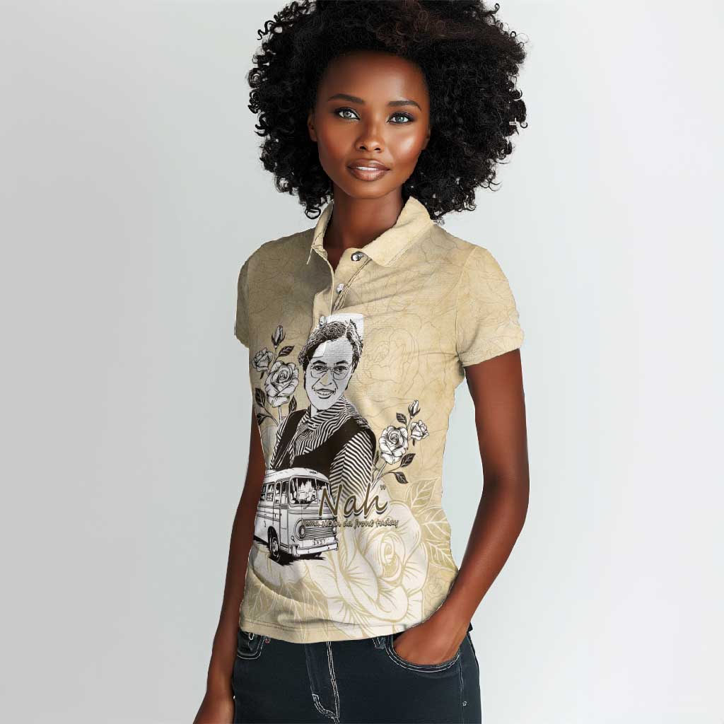 Nah Rosa Parks African Women Polo Shirt Black Women History - African Pride
