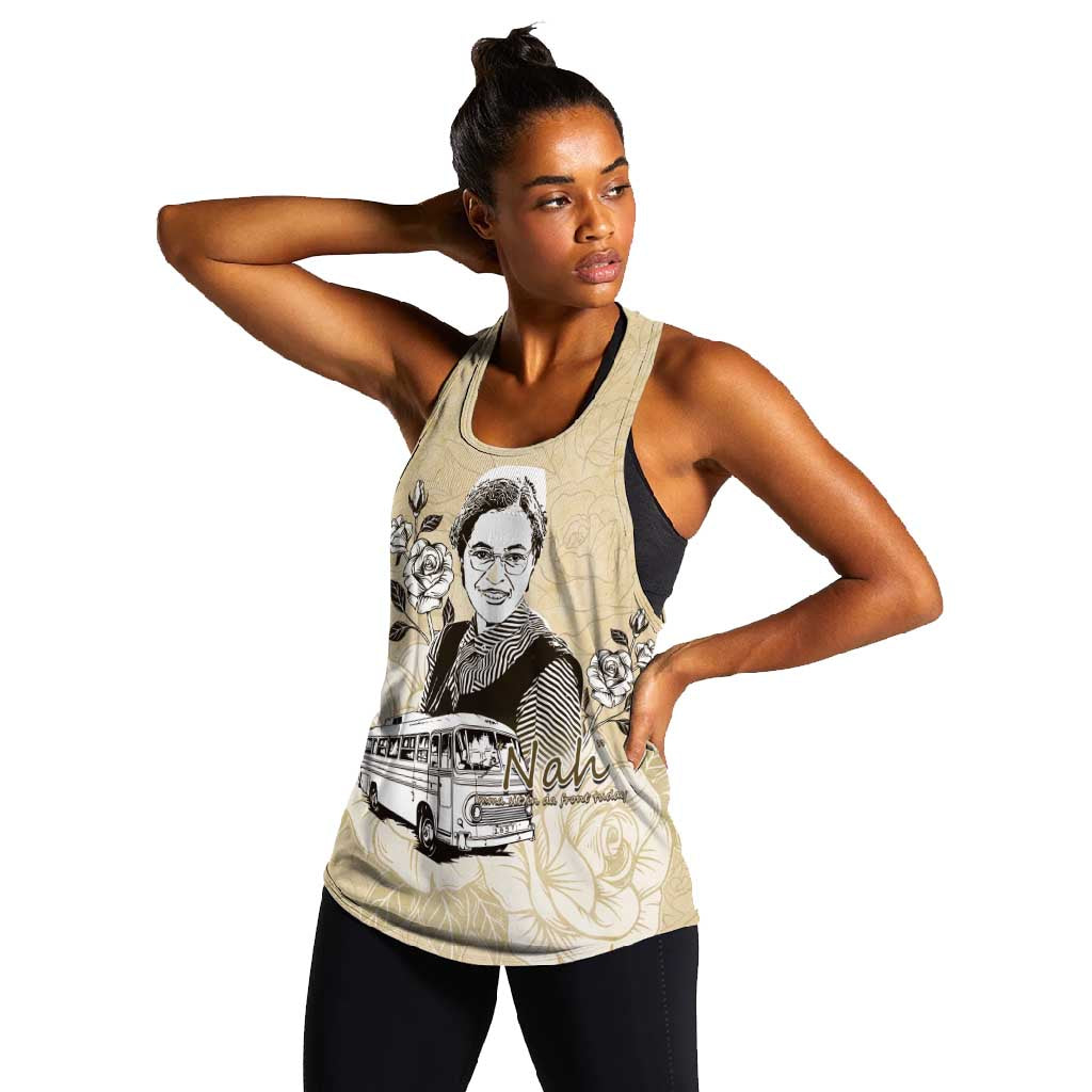 Nah Rosa Parks African Women Racerback Tank Black Women History - African Pride