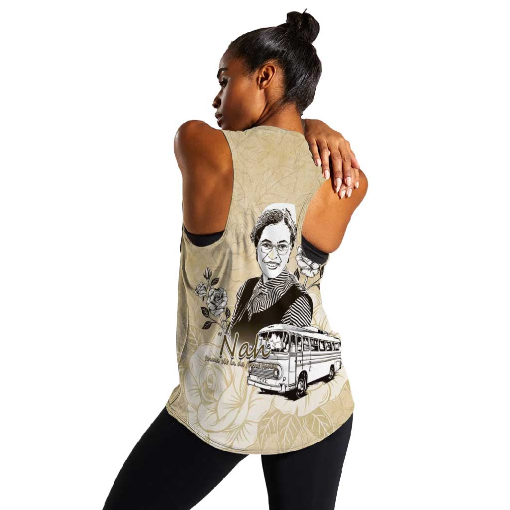 Nah Rosa Parks African Women Racerback Tank Black Women History - African Pride