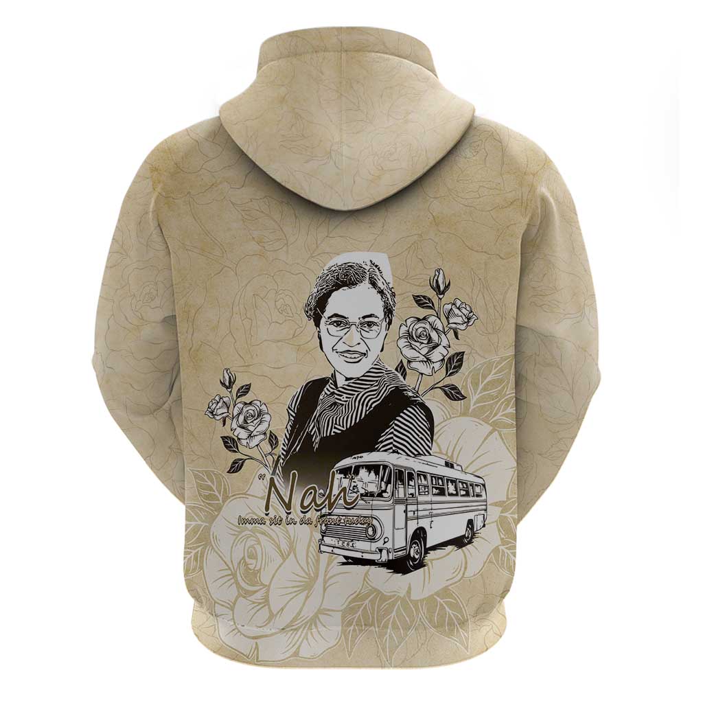 Nah Rosa Parks African Zip Hoodie Black Women History - African Pride