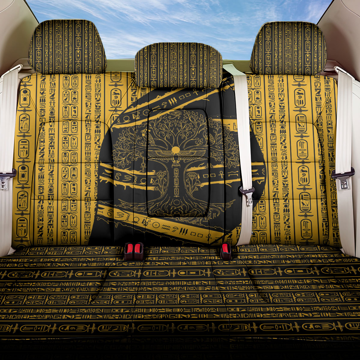 Egypt Tree Of Life Back Car Seat Cover The Fig In Ancient Egyptian