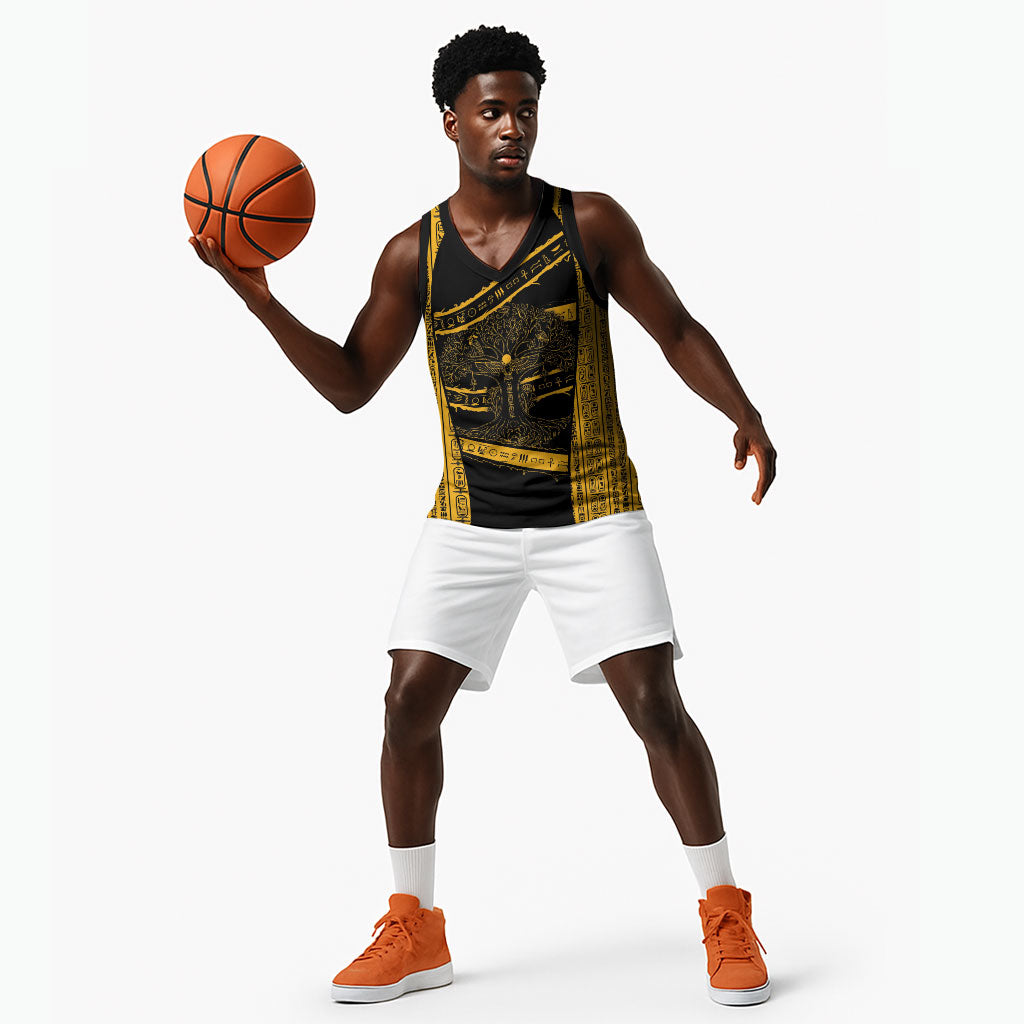 Egypt Tree Of Life Basketball Jersey The Fig In Ancient Egyptian