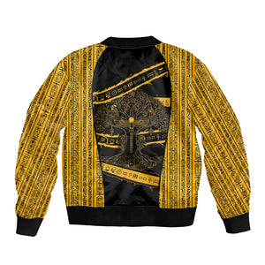 Egypt Tree Of Life Bomber Jacket The Fig In Ancient Egyptian