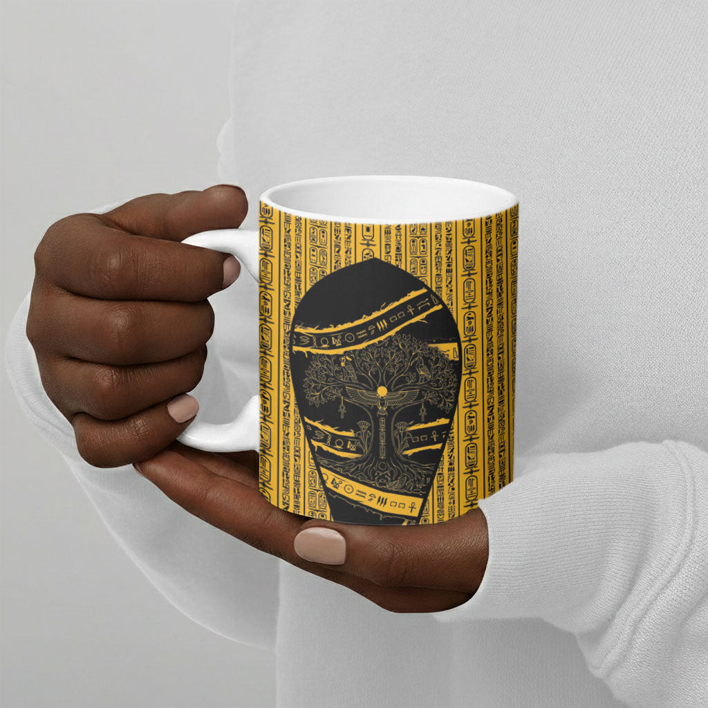 Egypt Tree Of Life Ceramic Mug The Fig In Ancient Egyptian