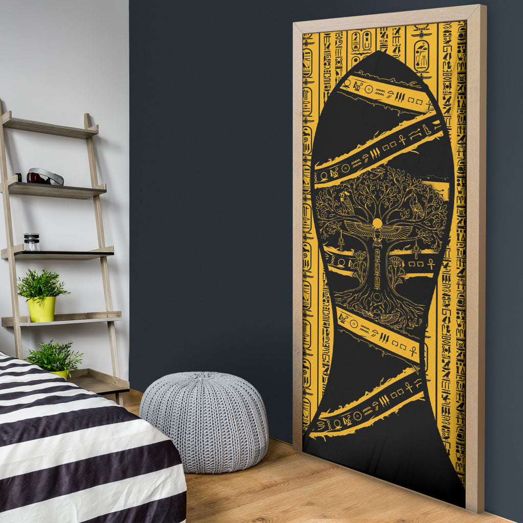 Egypt Tree Of Life Door Cover The Fig In Ancient Egyptian