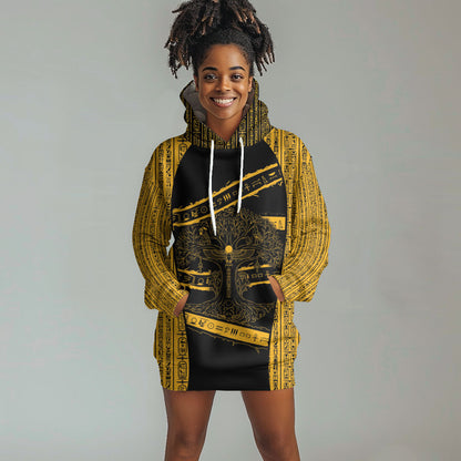 Egypt Tree Of Life Hoodie Dress The Fig In Ancient Egyptian