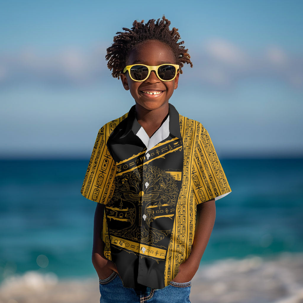 Egypt Tree Of Life Kid Hawaiian Shirt The Fig In Ancient Egyptian