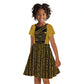 Egypt Tree Of Life Kid Short Sleeve Dress The Fig In Ancient Egyptian
