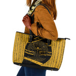 Egypt Tree Of Life Leather Tote Bag The Fig In Ancient Egyptian