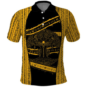 Egypt Tree Of Life Polo Shirt The Fig In Ancient Egyptian