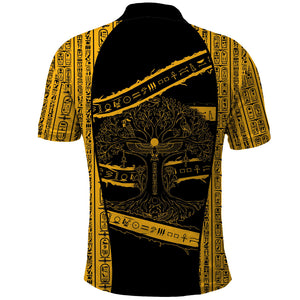 Egypt Tree Of Life Polo Shirt The Fig In Ancient Egyptian