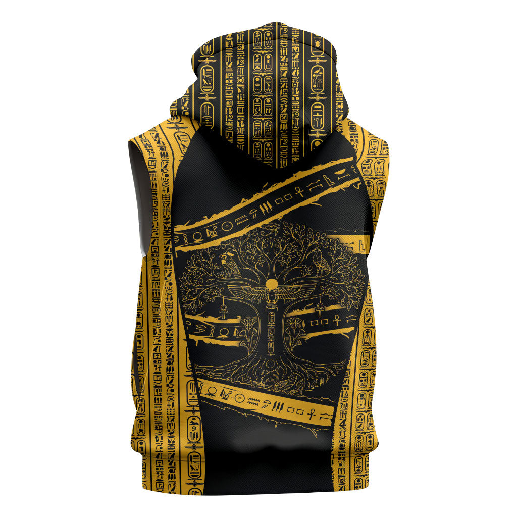 Egypt Tree Of Life Sleeveless Hoodie The Fig In Ancient Egyptian