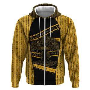Egypt Tree Of Life Zip Hoodie The Fig In Ancient Egyptian