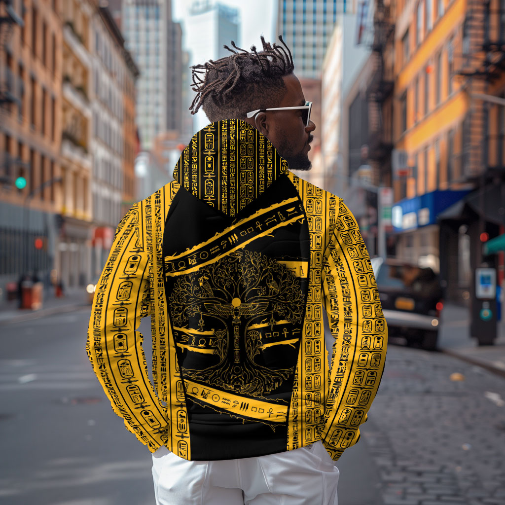 Egypt Tree Of Life Zip Hoodie The Fig In Ancient Egyptian