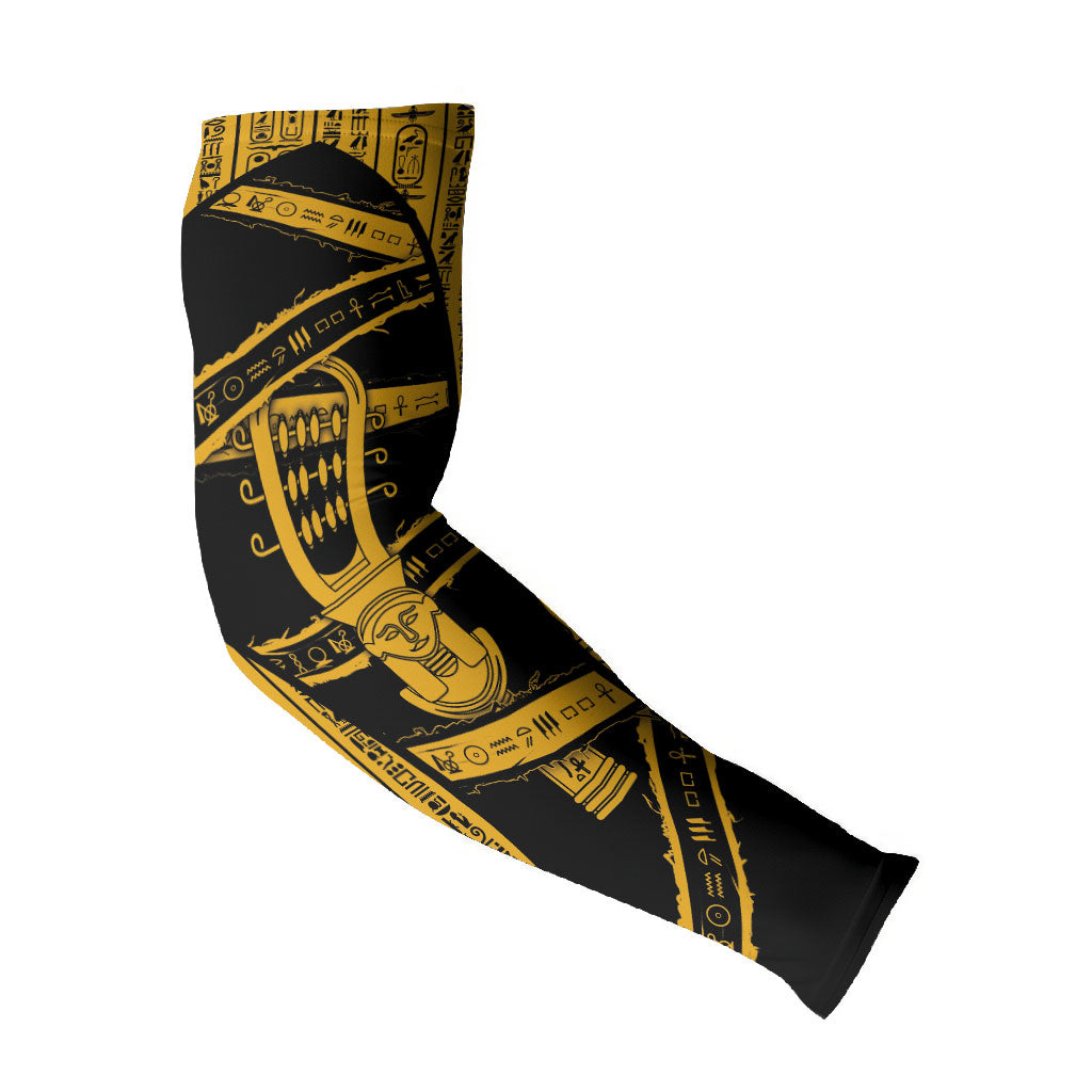 Egypt Sistrum Arm Sleeves Ancient Mythology Sacred Rattling Instrument
