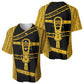 Egypt Sistrum Baseball Jersey Ancient Mythology Sacred Rattling Instrument