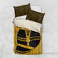 Egypt Sistrum Bedding Set Ancient Mythology Sacred Rattling Instrument