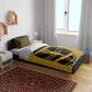 Egypt Sistrum Bedding Set Ancient Mythology Sacred Rattling Instrument