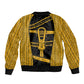 Egypt Sistrum Bomber Jacket Ancient Mythology Sacred Rattling Instrument