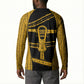 Egypt Sistrum Button Sweatshirt Ancient Mythology Sacred Rattling Instrument