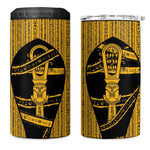 Egypt Sistrum 4 in 1 Can Cooler Tumbler Ancient Mythology Sacred Rattling Instrument