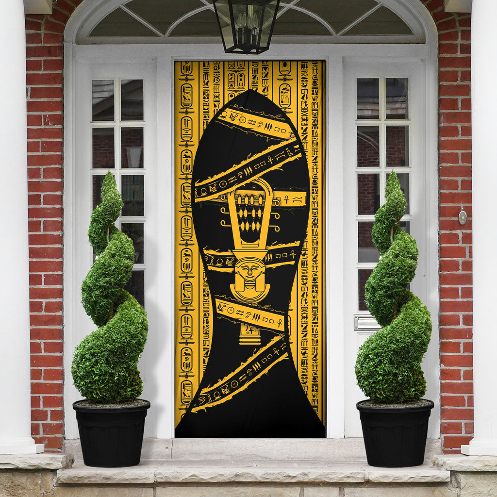 Egypt Sistrum Door Cover Ancient Mythology Sacred Rattling Instrument