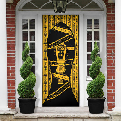 Egypt Sistrum Door Cover Ancient Mythology Sacred Rattling Instrument