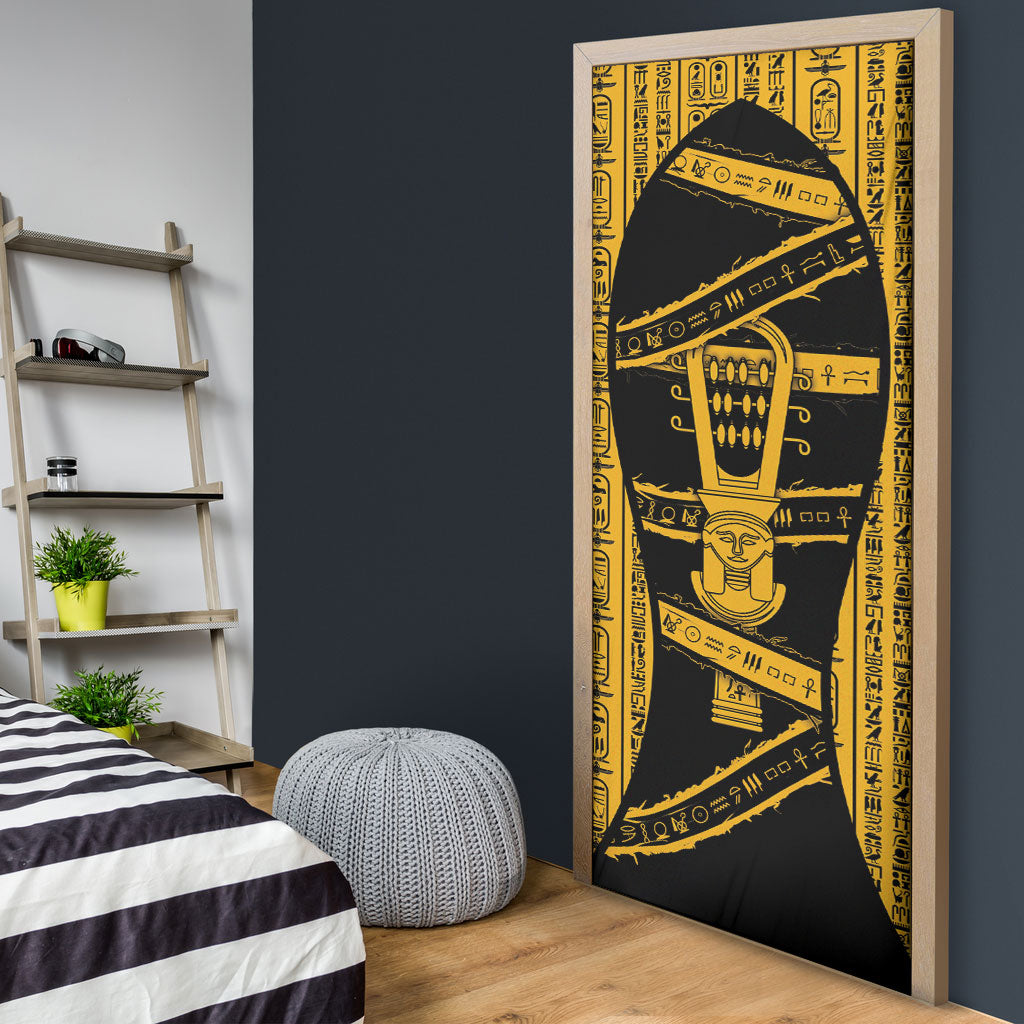 Egypt Sistrum Door Cover Ancient Mythology Sacred Rattling Instrument
