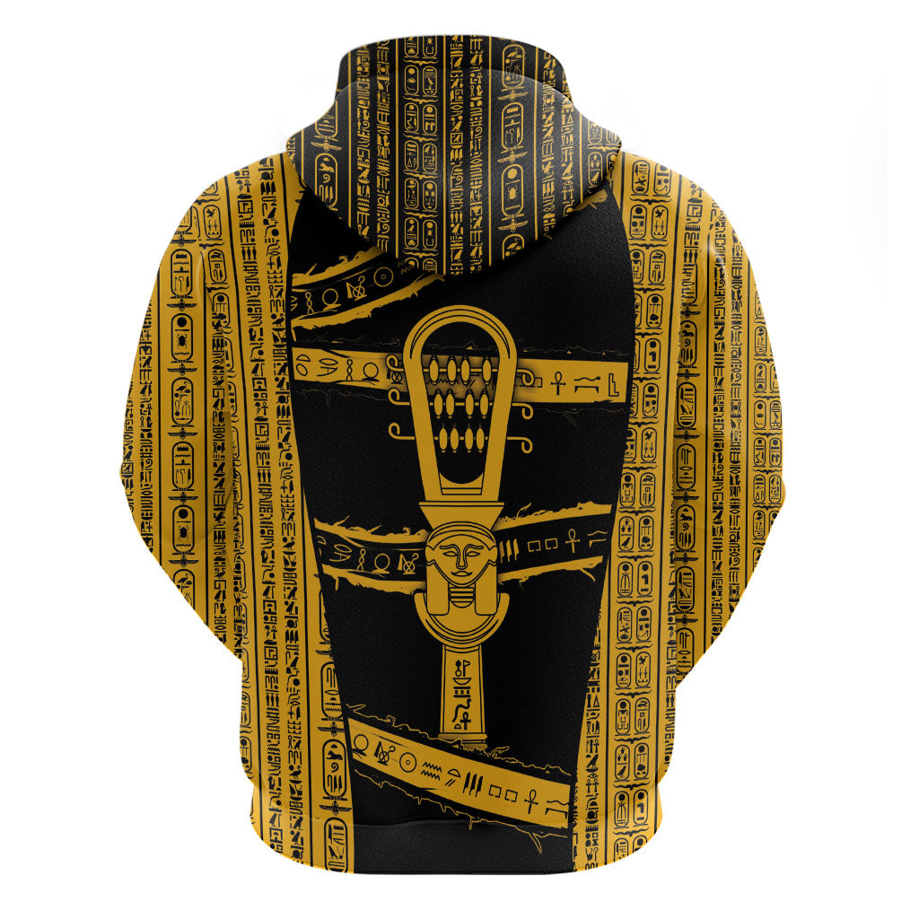 Egypt Sistrum Hoodie Ancient Mythology Sacred Rattling Instrument