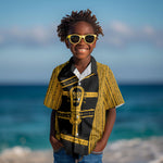 Egypt Sistrum Kid Hawaiian Shirt Ancient Mythology Sacred Rattling Instrument