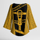 Egypt Sistrum Kimono Sleeve Blouse Ancient Mythology Sacred Rattling Instrument