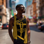 Egypt Sistrum Men Tank Top Ancient Mythology Sacred Rattling Instrument