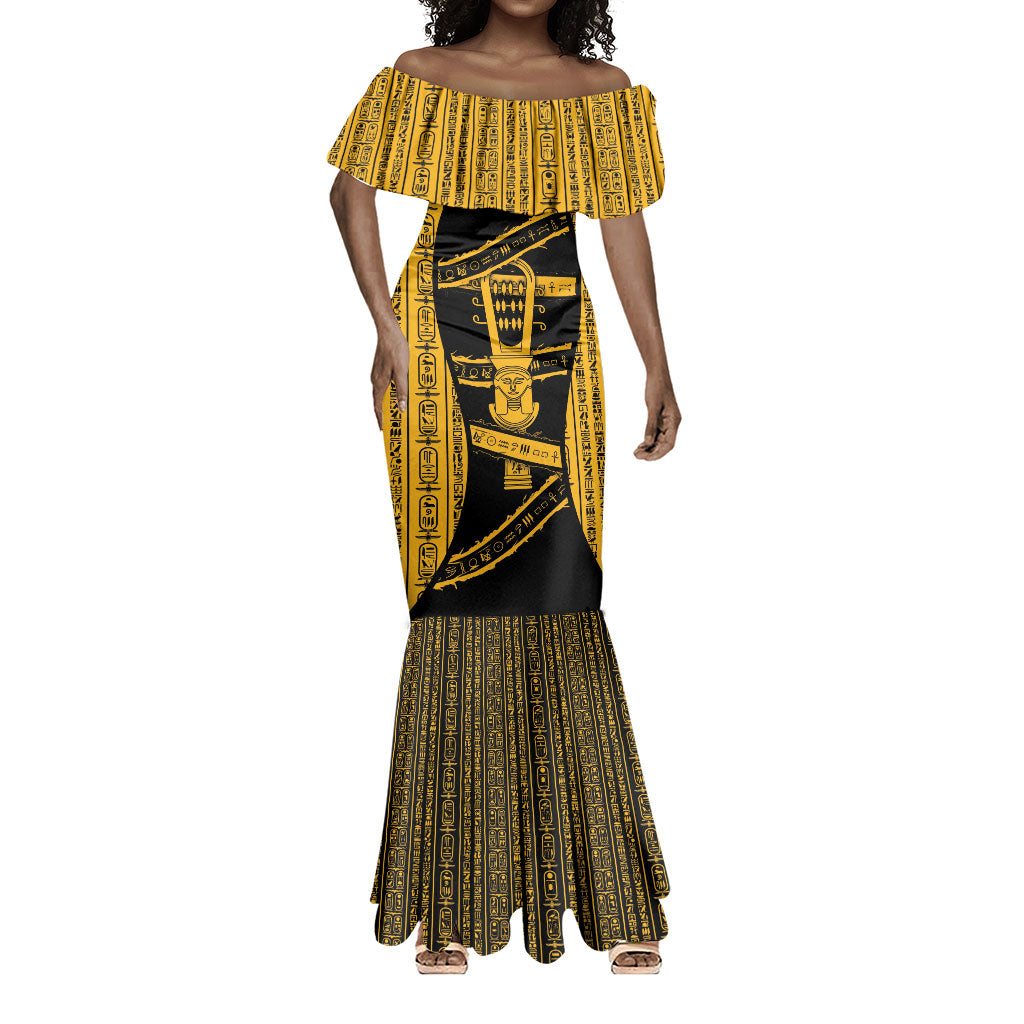 Egypt Sistrum Mermaid Dress Ancient Mythology Sacred Rattling Instrument