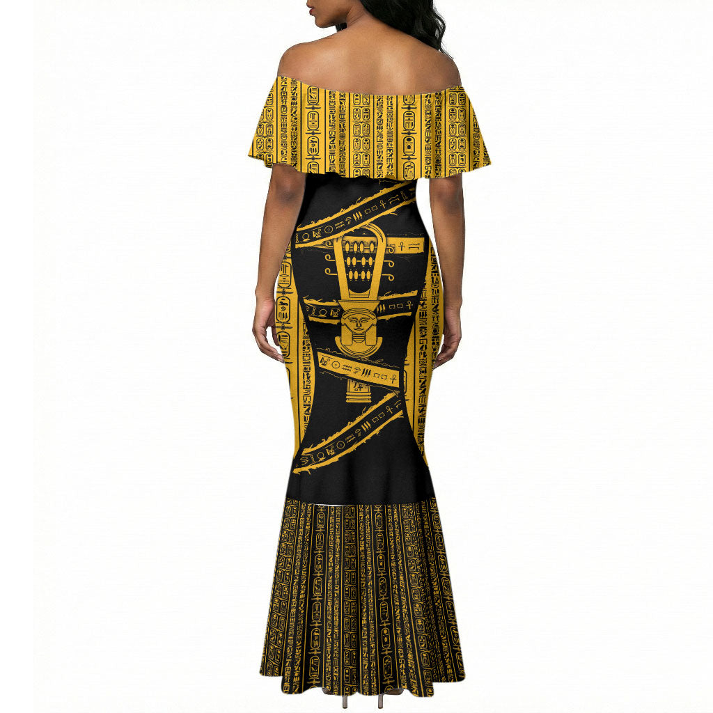 Egypt Sistrum Mermaid Dress Ancient Mythology Sacred Rattling Instrument